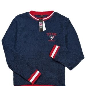 Houston Texans FOCO NFL Sherpa Pullover Sweatshirt NWT Men’s Large #48168-N5